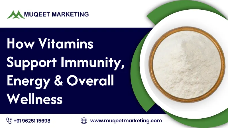 How Vitamins Support Immunity, Energy & Overall Wellness